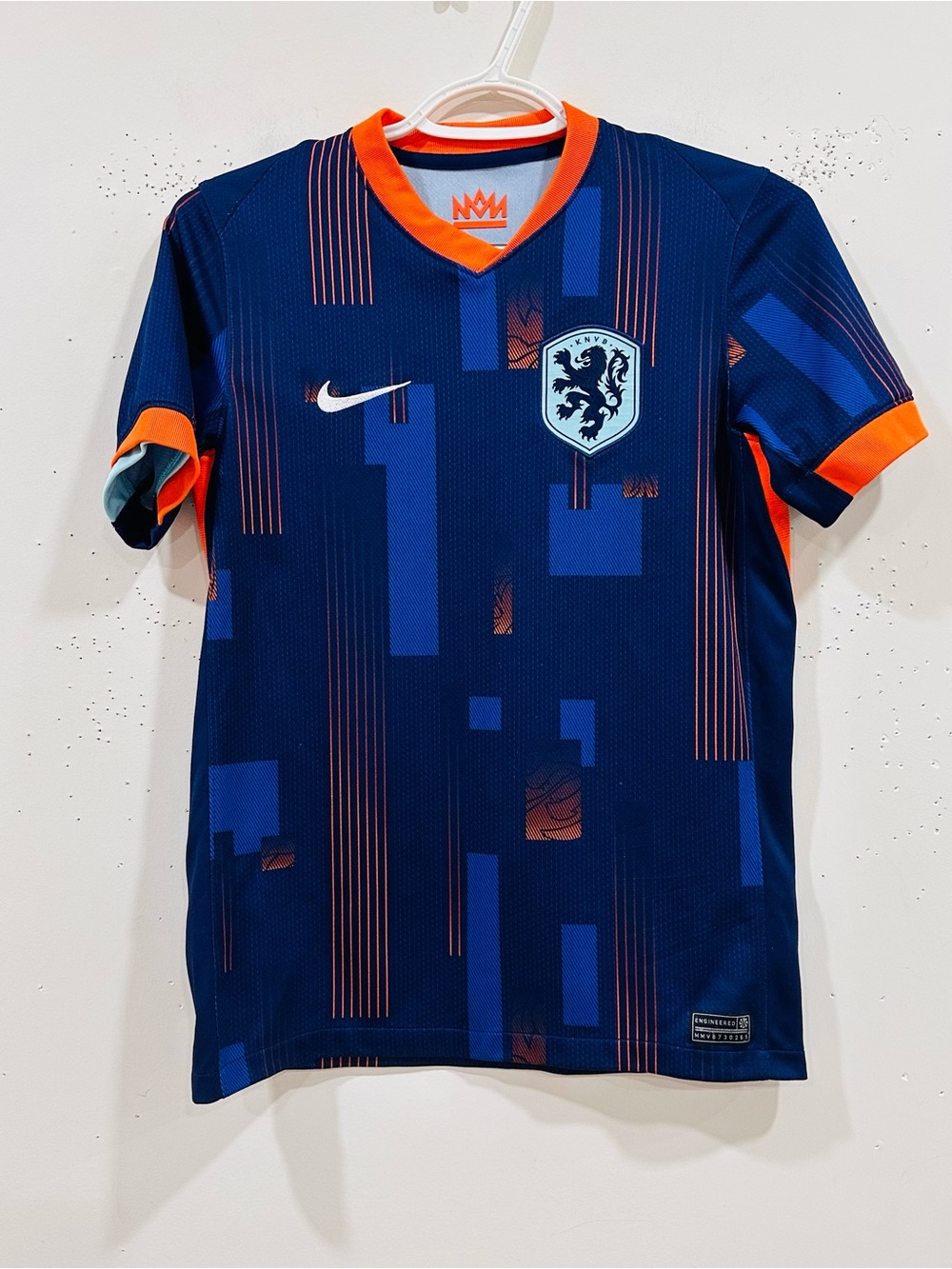 Nike Netherlands 2024 Away Soccer Jersey Youth Large L Euro Dutch Shirt Blue